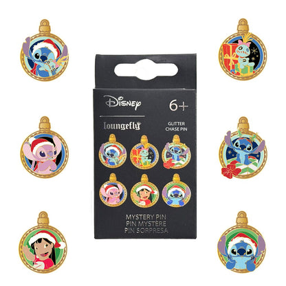 Disney by Loungefly Emaille Pins Blind Box Lilo & Stitch Kerstornamenten Assortiment (12)