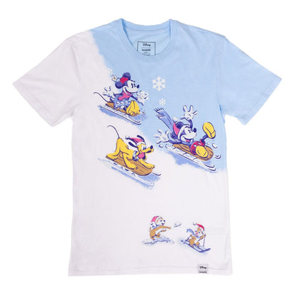 Disney by Loungefly Tee T-Shirt Unisex Mickey and Friends Winter Wonderland