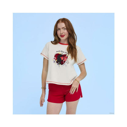 Disney by loungfly tee camiseta unisex swing blanco nevado