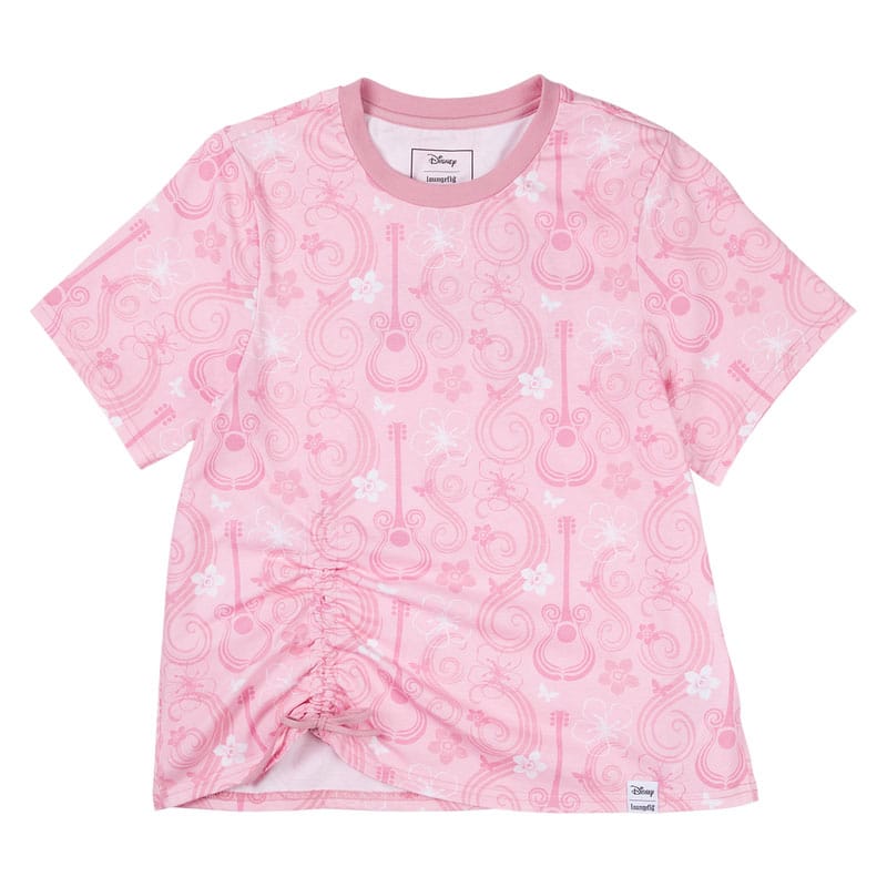 Disney by Loungefly Tee Camiseta unisex Hannah Montana dobladillo fruncido