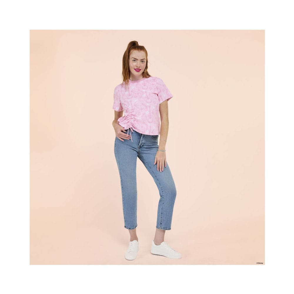 Disney by Loungefly Tee Camiseta unisex Hannah Montana dobladillo fruncido