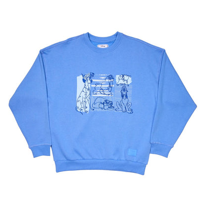 Disney by Loungefly Sweatshirt Unisex hunde og katte Oversized crewneck