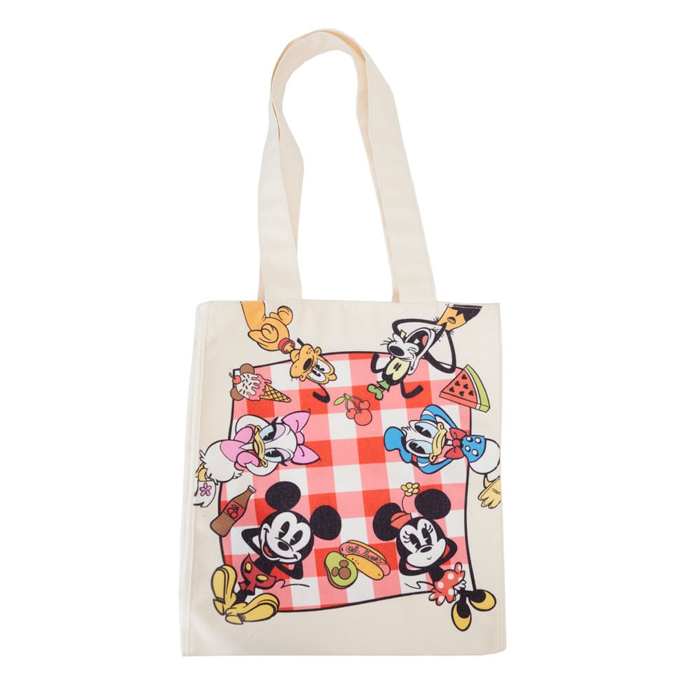 Disney by Loungefly Canvas Tote Bag Mickey and Friends Picnic