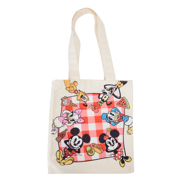 Disney tarafından Loungefly Canvas Tote Bag Mickey ve Friends Piknik