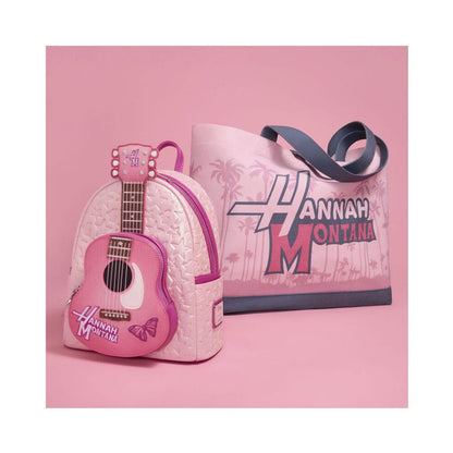 Disney av Loungefly Canvas Tote Bag Hannah Montana Guitar Canvas