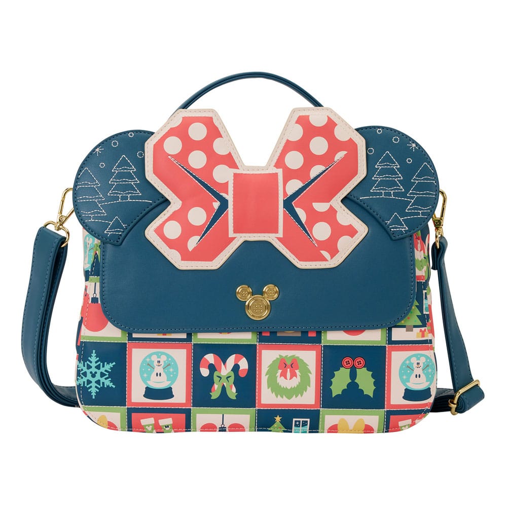 Borsa a tracolla Disney by Loungefly Topolino e Minnie Holiday
