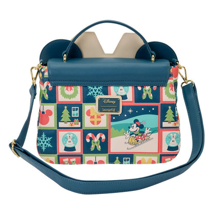 Borsa a tracolla Disney by Loungefly Topolino e Minnie Holiday