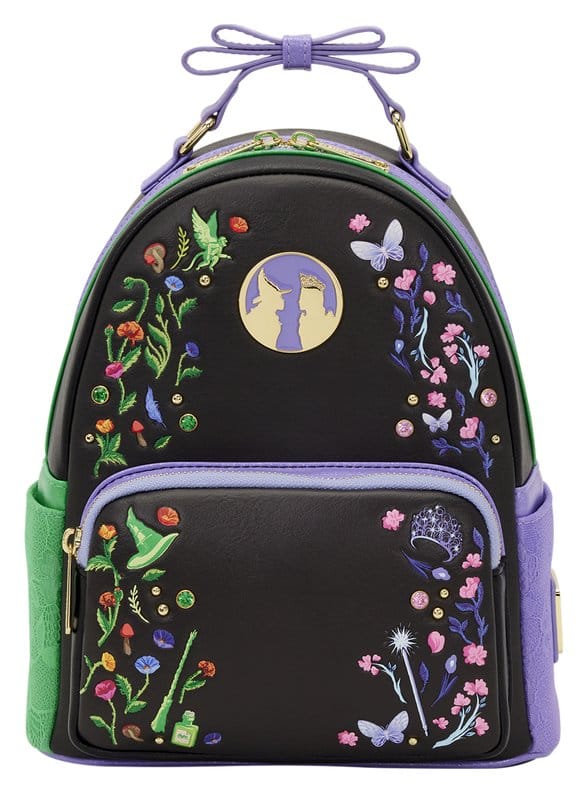 Mini zaino Wicked by Loungefly floreale e pizzo