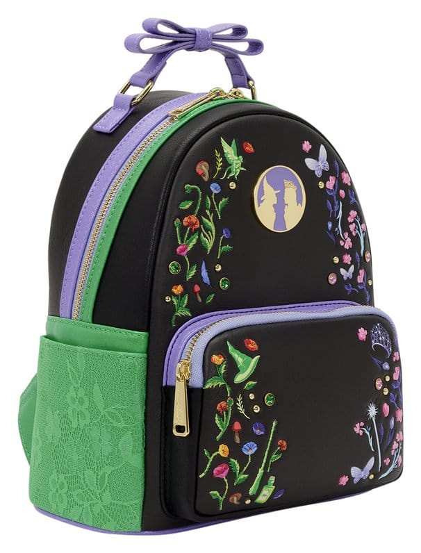 Mini zaino Wicked by Loungefly floreale e pizzo