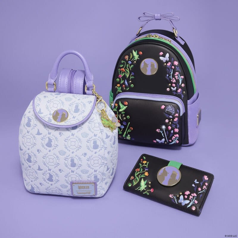 Mini zaino Wicked by Loungefly floreale e pizzo