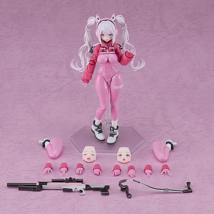 Sejrsgudinde: Nikke Figma Action Figur Alice 15 cm