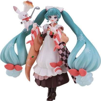 Karaktär Vocal Series 01: Hatsune Miku Figma Action Figur Snow Miku: Winter Delicacy Ver. 14 cm