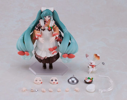 Karaktär Vocal Series 01: Hatsune Miku Figma Action Figur Snow Miku: Winter Delicacy Ver. 14 cm