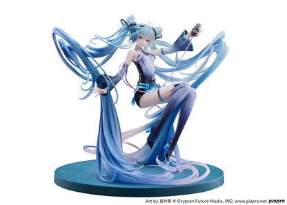 Hatsune Miku Pvc Statup 1/7 Techno-Magic ver. 25 cm