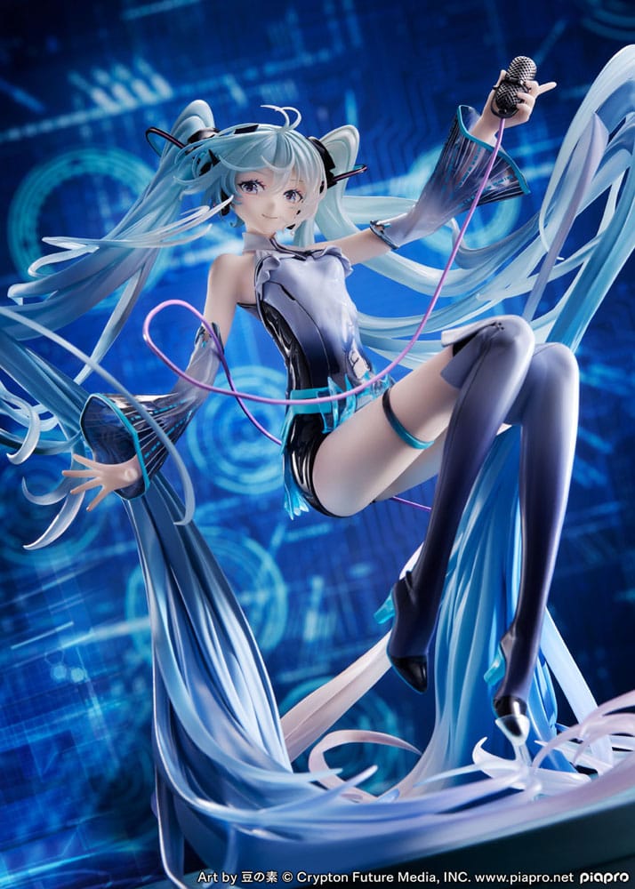 Hatsune Miku Pvc Statup 1/7 Techno-Magic ver. 25 cm