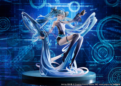 Hatsune Miku Pvc Statup 1/7 Techno-Magic ver. 25 cm