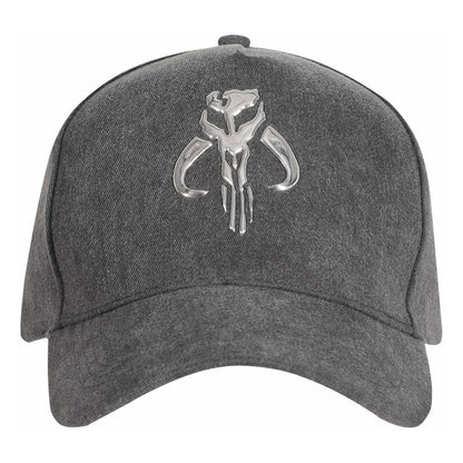 Star Wars The Mandalorian Curved Bill Cap Silver Crest