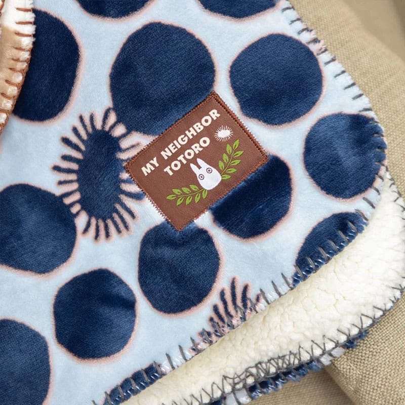 Moj susjed totoro couverture Polaire moirée SOOT SPRITE SILHOUETE 70 x 100 cm