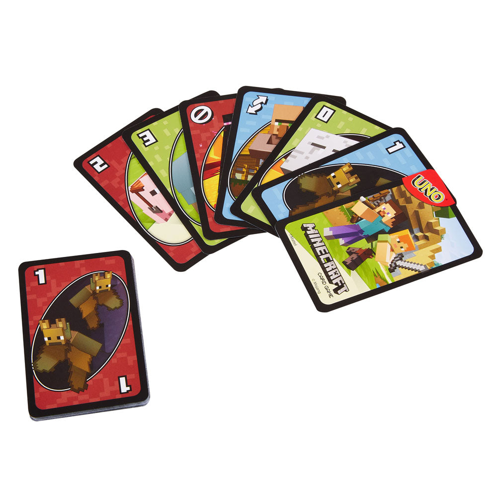 Minecraft Uno -kortspil