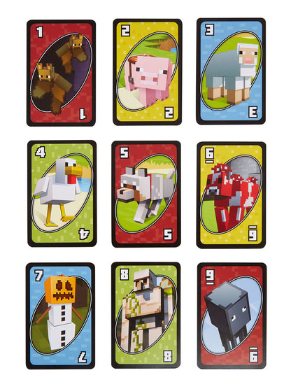 Minecraft Uno -kortspil