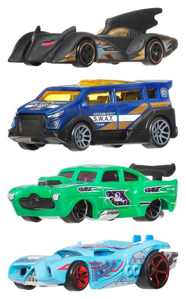 Batman Hot Wheels Silver Series Die-Cast Vehicles 1/64 979R Sortiment (24)