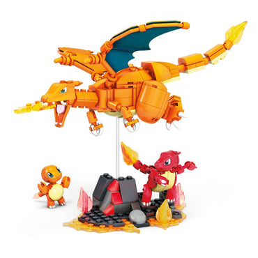 Pokémon Mega Construx Construction Set Charmander Evolution Set