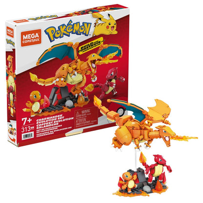 Pokémon Mega Construx Construction Set Charmander Evolution Set