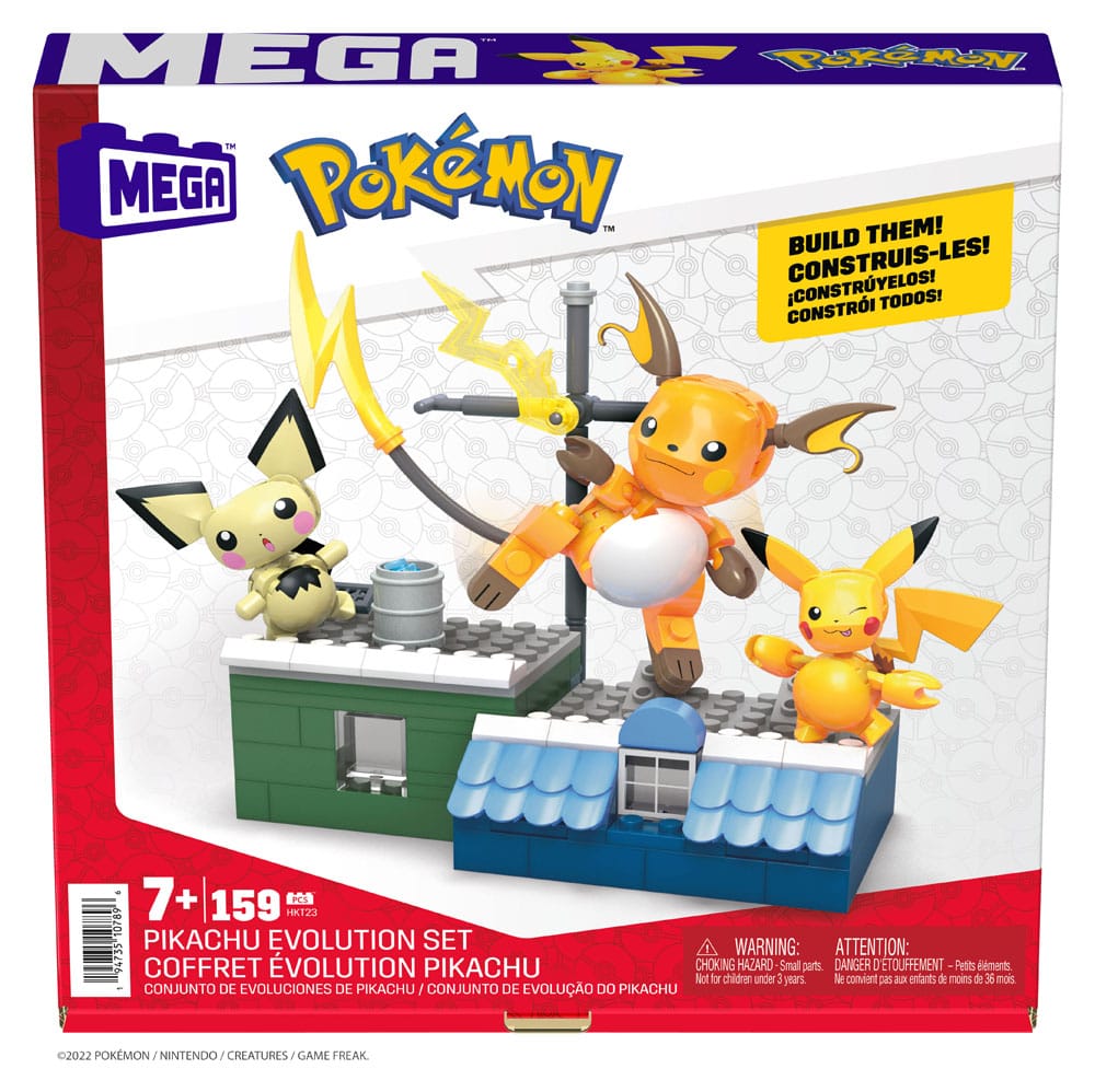 Pokémon Mega Construction Set Pikachu Evolution Set