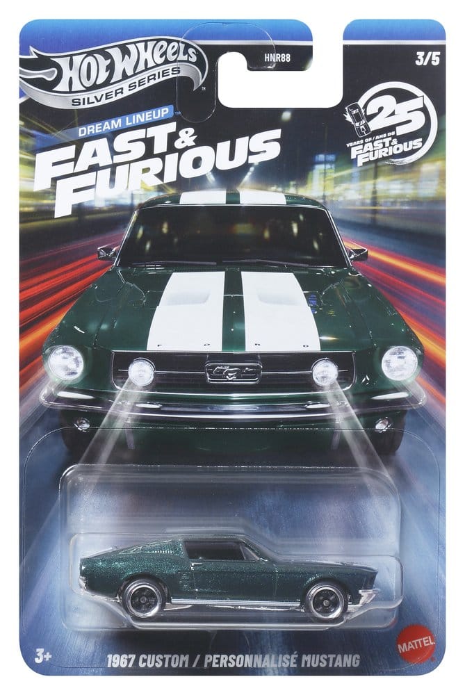 Fast & Furious Hot Wheels Silver Series Die-Cast Vehicles 1/64 979M Tokyo Drift Sortiment (24)