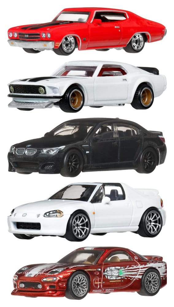 Fast & Furious Hot Wheels Premium Veicoli pressofusi 1/64 979P Assortimento (10)