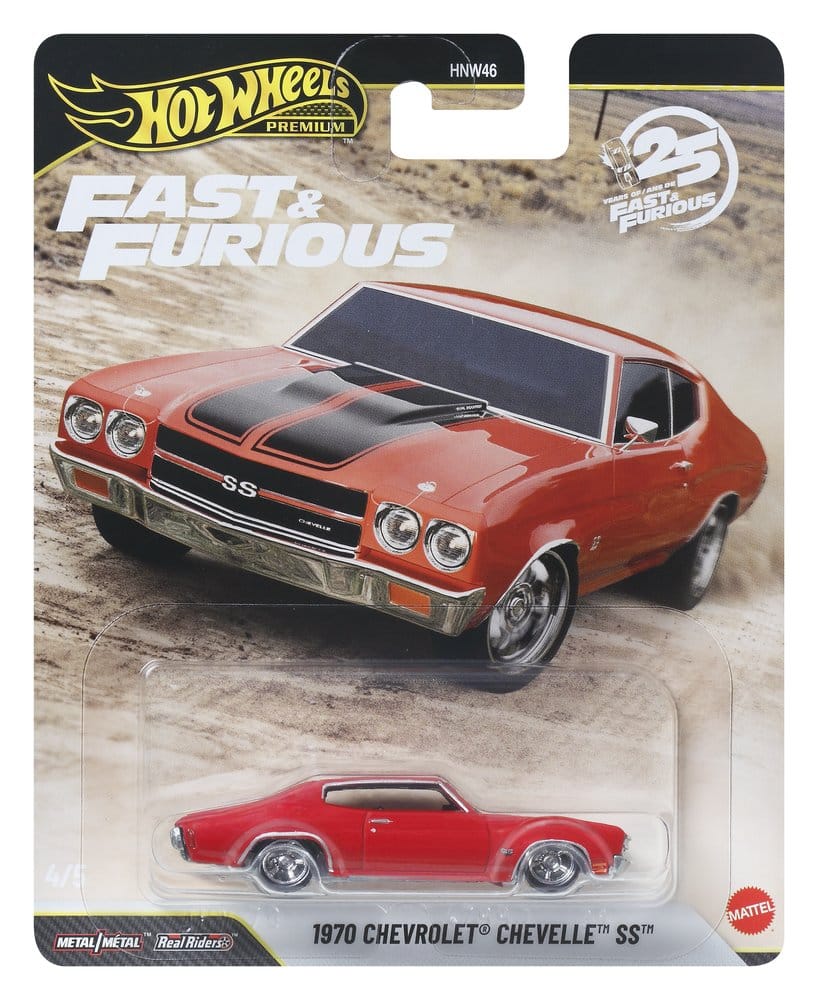 Fast & Furious Hot Wheels Premium Veicoli pressofusi 1/64 979P Assortimento (10)