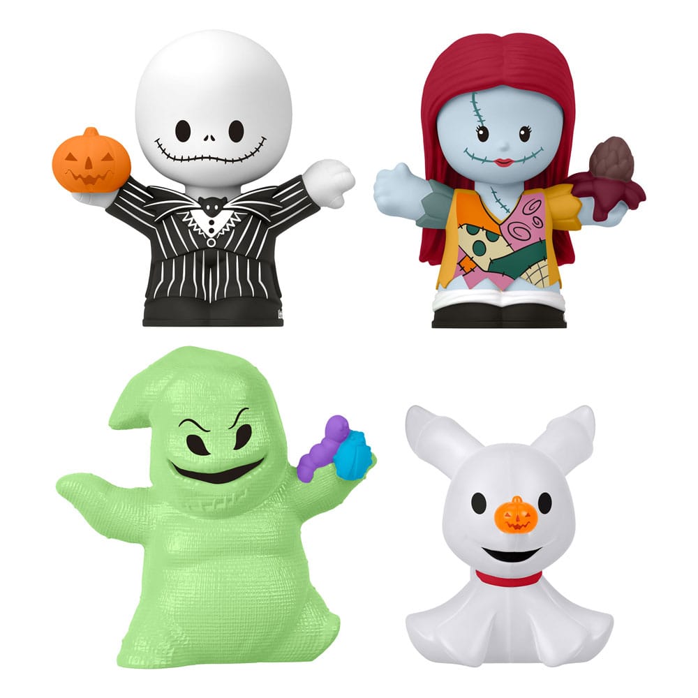 L'Étrange Noël de Monsieur Jack Fisher-Price Little People Collector Mini Figurines 4-Pack 7 cm