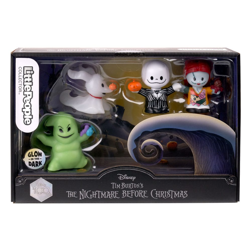 The Nightmare Before Christmas Fisher-Price Little People Collector Mini Figures 4-Pack 7 cm