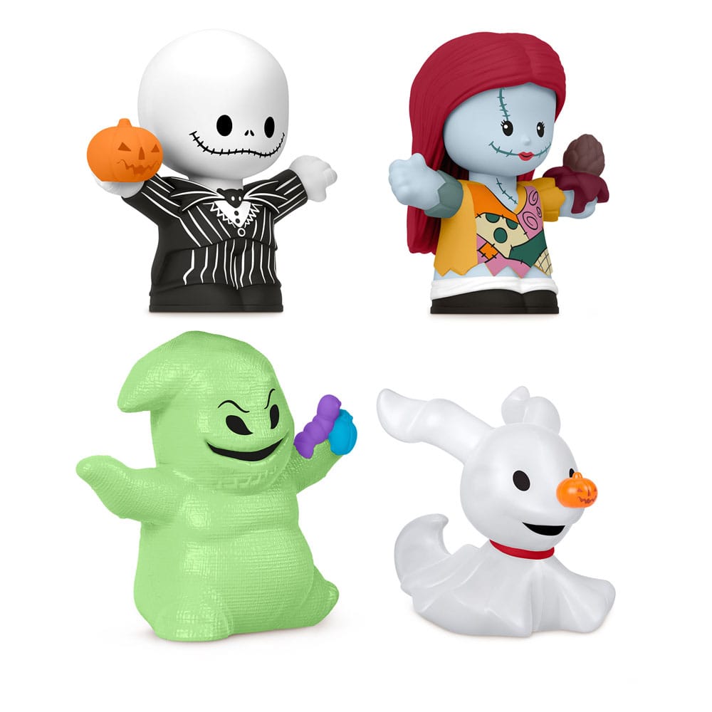 L'Étrange Noël de Monsieur Jack Fisher-Price Little People Collector Mini Figurines 4-Pack 7 cm