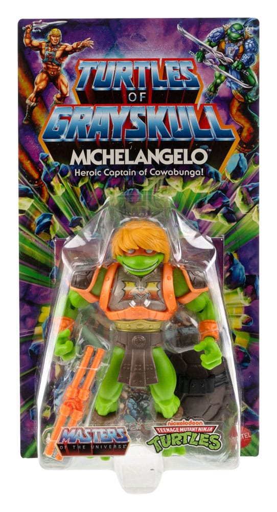 Motu x tmnt: Turtles of Grayskull Action Figure Michel-Ange 14 cm