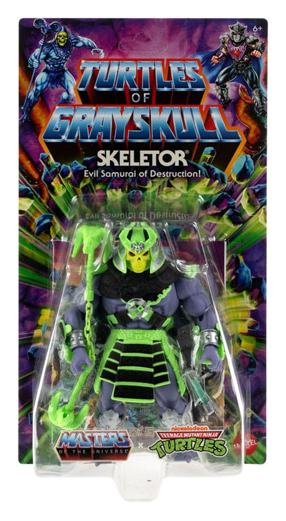 Motu X TMNT: Grayskull Kaplumbağaları Aksiyon Şekil Skeletor 14 cm