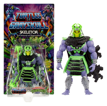 Motu X TMNT: Grayskull Kaplumbağaları Aksiyon Şekil Skeletor 14 cm