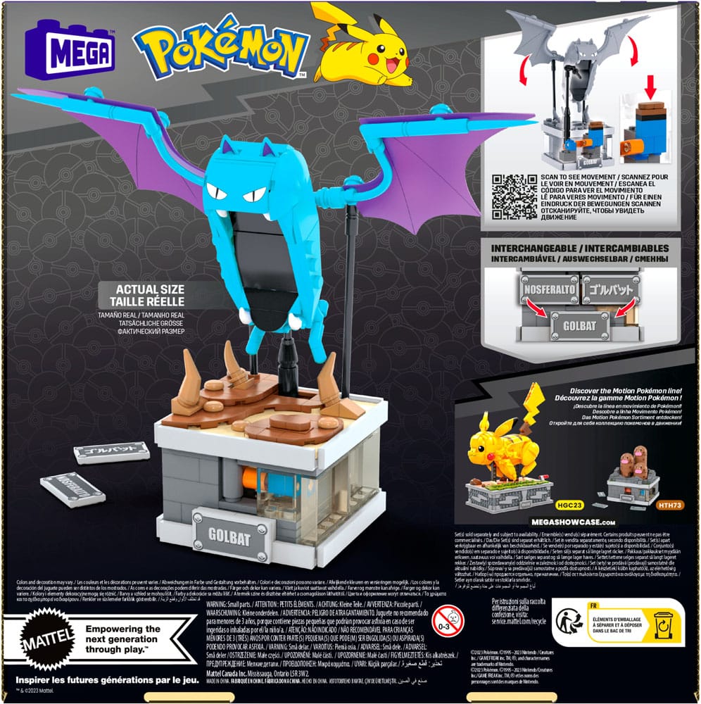 Pokémon MEGA Construction Set Mini Motion Golbat