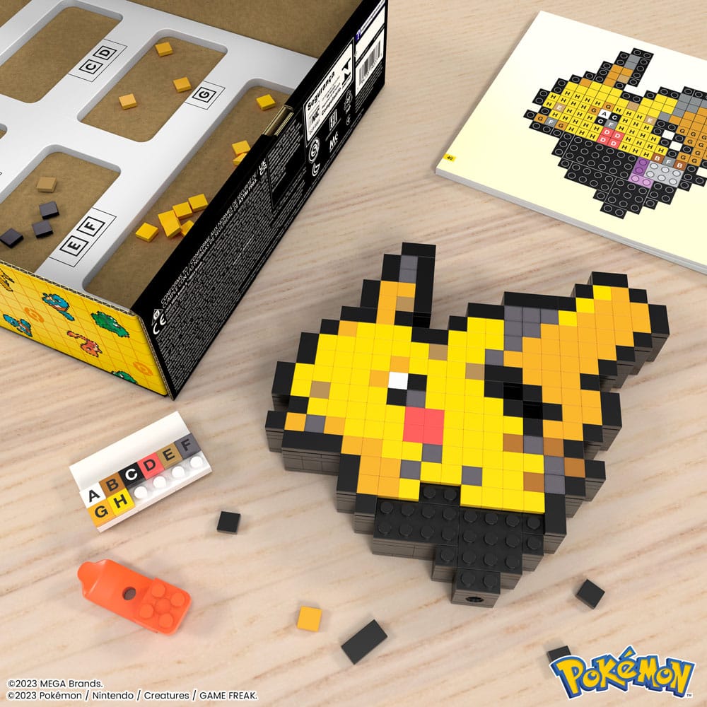 Pokémon Mega Construction Set Pikachu Pixel Art