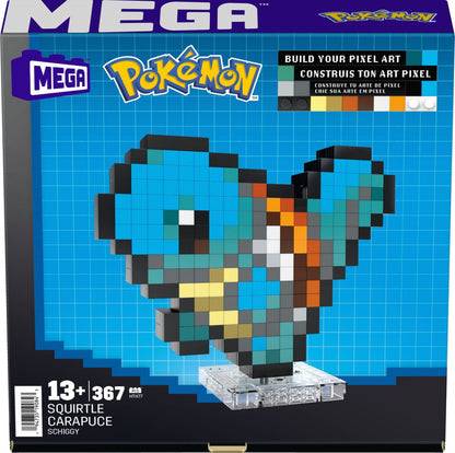 Pokémon Mega Construction Set Squirtle Pixel Art