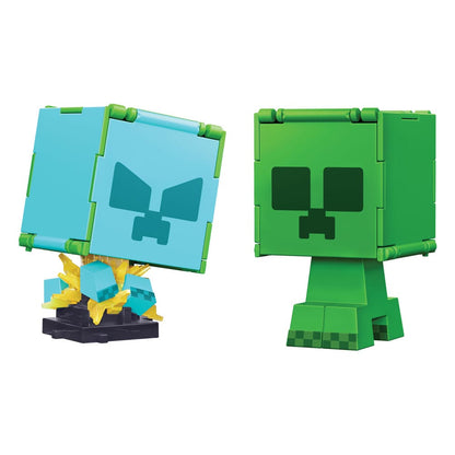 Minecraft Flippin Actie Figuur Creeper &amp; Geladen Creeper