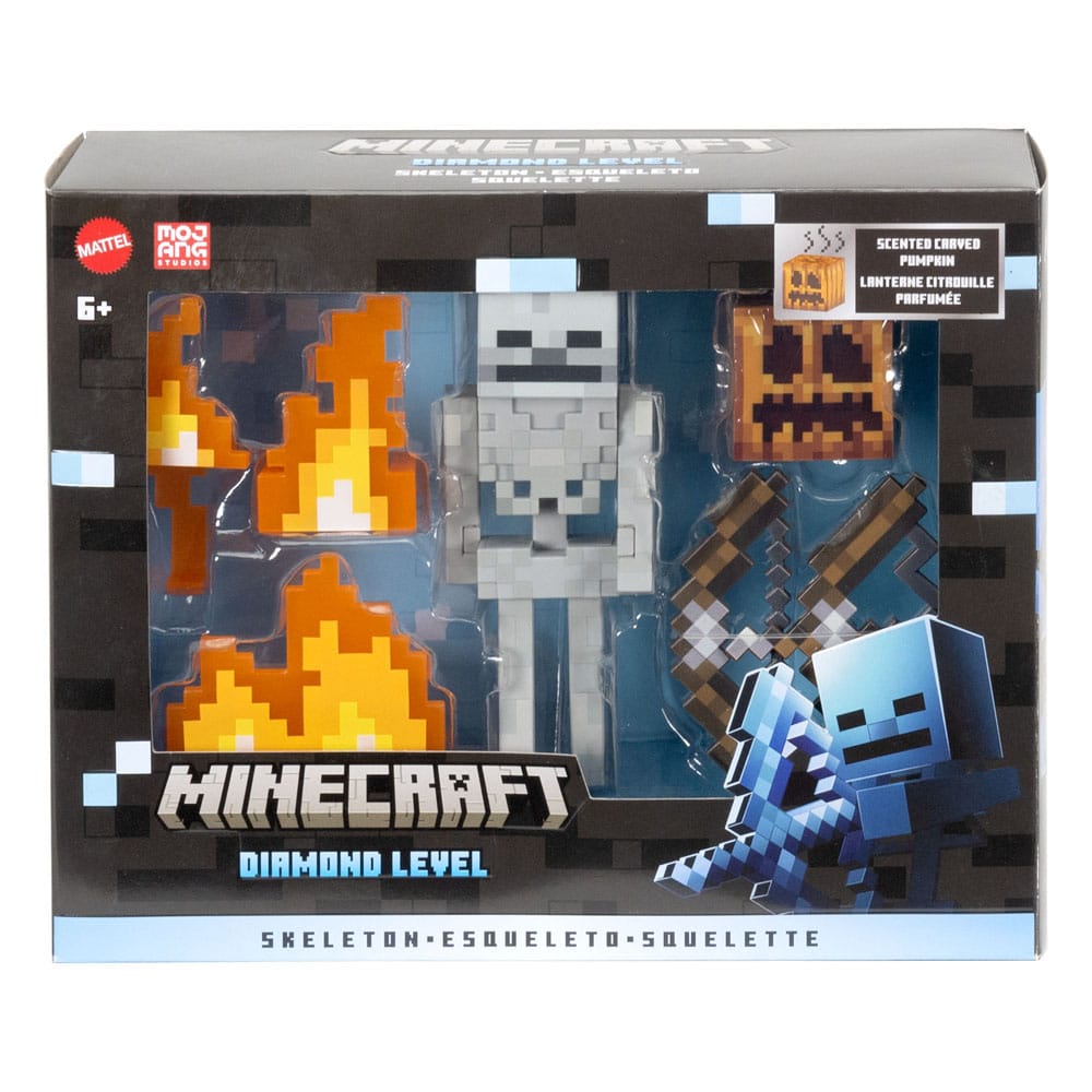 Minecraft Diamond Level Action Figure Skeletro 14 cm