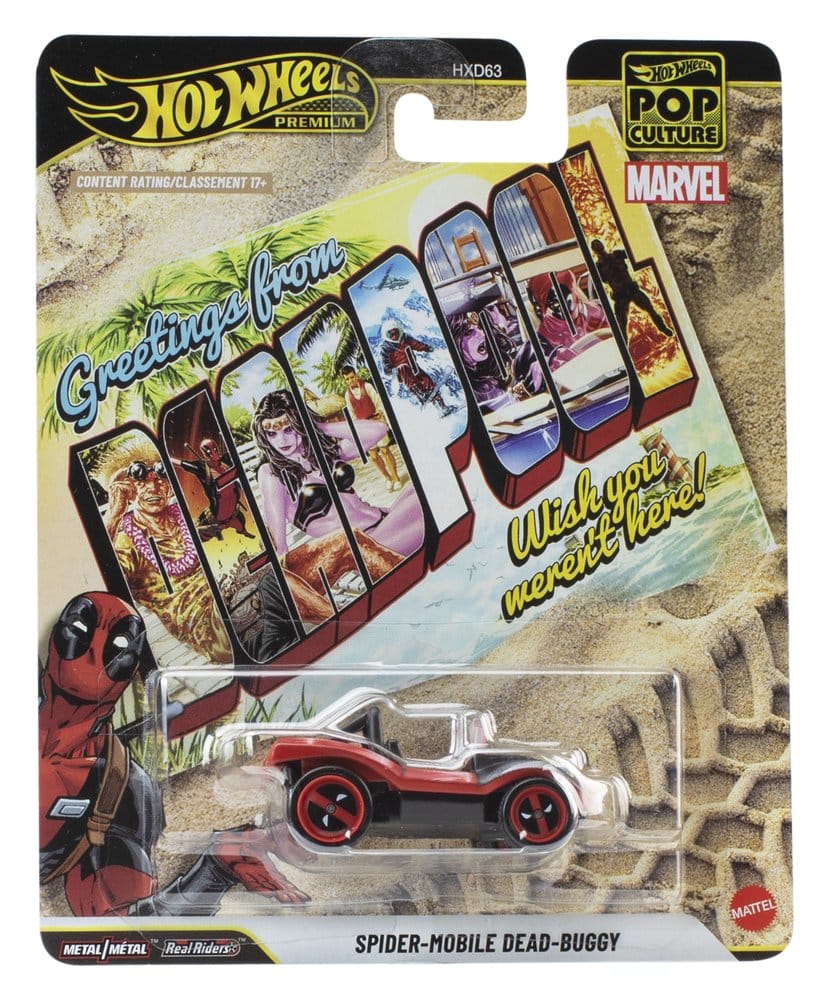 Hot Wheels Premium-Druckgussfahrzeuge 1/64 Pop Culture 979F Sortiment (10)