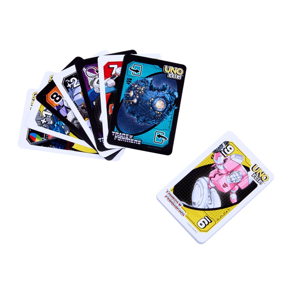 Transformers Uno Flip! Kartenspiel