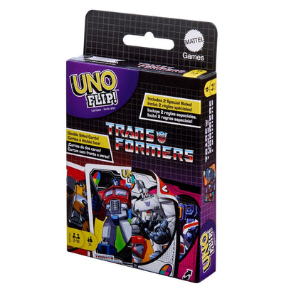 Transformers Uno Flip! Kartenspiel