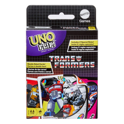 Transformers Uno Flip! Kartenspiel