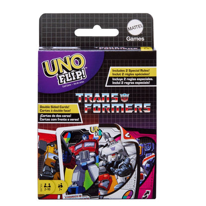 Transformers Uno Flip! Kartenspiel