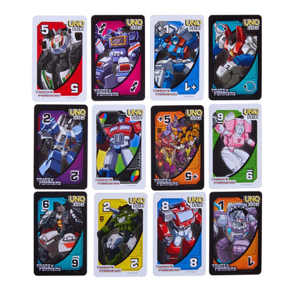 Transformers Uno Flip! Kartenspiel