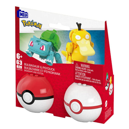 Pokémon Mega Construction Set Poké Ball Collection: Bulbasaur & Psyduck