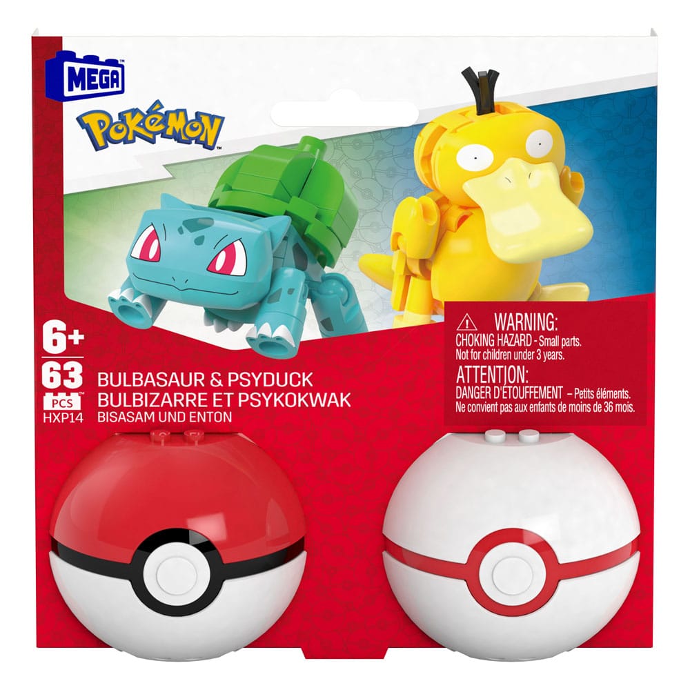 Pokémon Mega Construction Set Poké Ball Collection: Bulbasaur & Psyduck